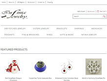 Tablet Screenshot of infiniajewelry.com